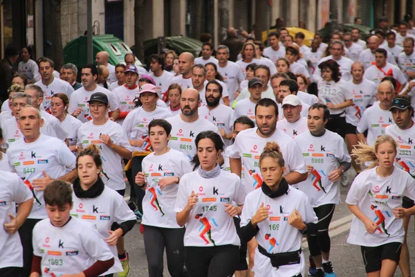 Maraton Bilbao Utcáin — Stock Fotó