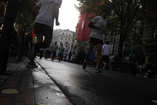 Maratona Nas Ruas Bilbau — Fotografia de Stock