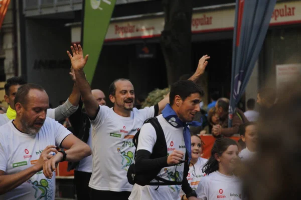 Maratona Nas Ruas Bilbau — Fotografia de Stock