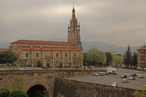 Bilbao Şehrindeki Katolik Tapınağı — Stok fotoğraf