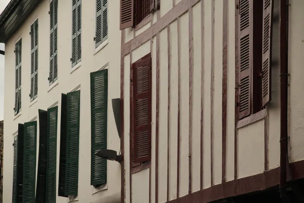 Typisches Baskisches Haus Südfrankreich — Stockfoto