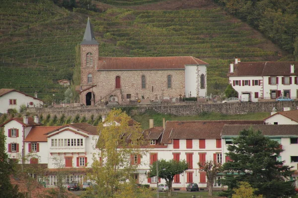 Maison Basque Typique Dans Sud France — Photo