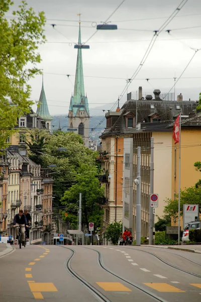 Clădire Centrul Orașului Zurich — Fotografie, imagine de stoc