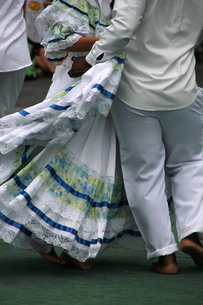 Colombia Folkdans Gatufestival — Stockfoto