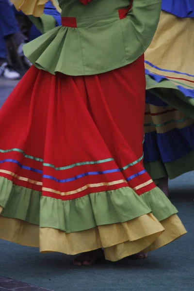 Colombia Folkdans Gatufestival — Stockfoto