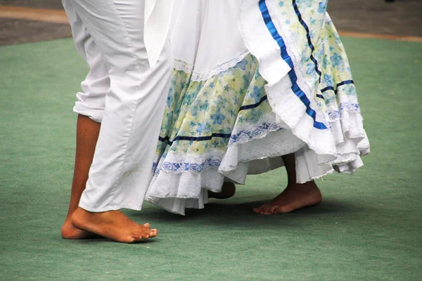 Danse Folk Colombienne Dans Festival Rue — Photo