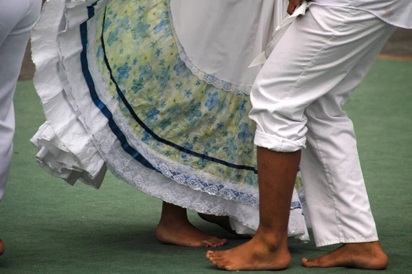 Danse Folk Colombienne Dans Festival Rue — Photo