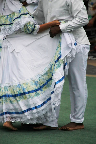 Danse Folk Colombienne Dans Festival Rue — Photo