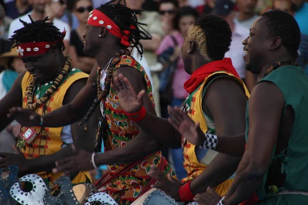 Baile Folclórico Kenia Festival Callejero —  Fotos de Stock
