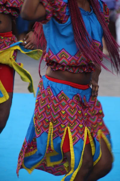 Kenya Dan Bir Sokak Festivalinde Halk Dansı — Stok fotoğraf