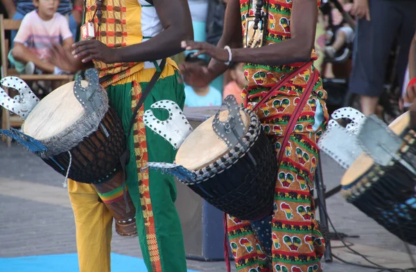 Danza Popolare Dal Kenya Festival Strada — Foto Stock