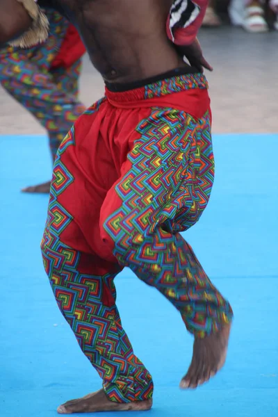 Lidový Tanec Keni Pouličním Festivalu — Stock fotografie