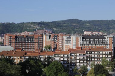 Bilbao şehrindeki şehir manzarası