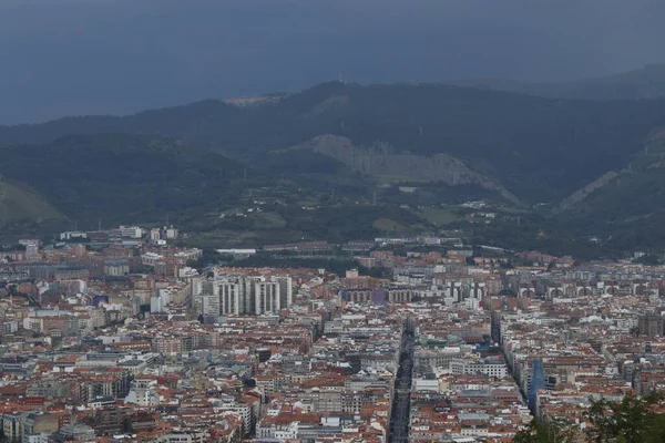 Immeuble Dans Quartier Bilbao — Photo