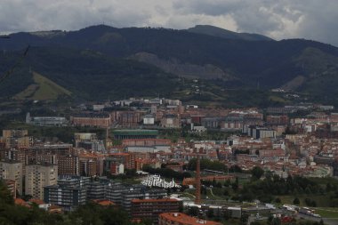 Bir şehir parkında bitki örtüsü