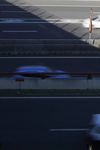 Traffico Una Strada Urbana — Foto Stock