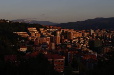 Bilbao şehrinde şehir manzarası
