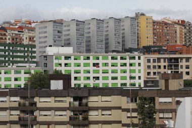 Bilbao şehrinde şehir manzarası