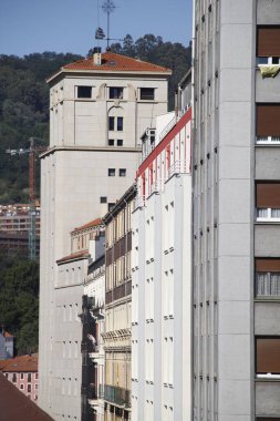 Bilbao şehrinde şehir manzarası