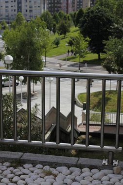 Bilbao şehrinde şehir manzarası