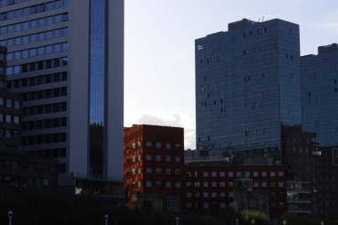 Bilbao şehrinde şehir manzarası