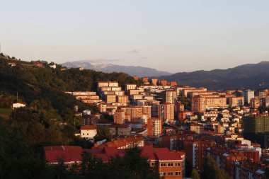 Bilbao şehrinde şehir manzarası