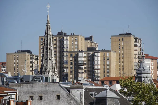 Stadsutsikt Staden Bilbao — Stockfoto