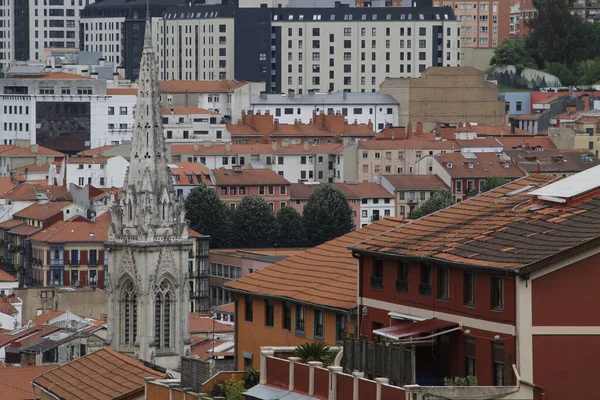 Bilbao Şehrinde Şehir Manzarası — Stok fotoğraf