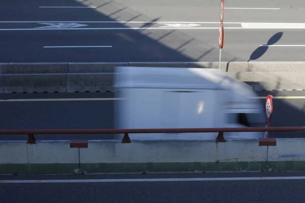 Verkehr Einer Städtischen Straße — Stockfoto