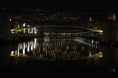 Bilbao şehrinin şehir manzarası