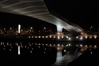 Bilbao şehrinin şehir manzarası