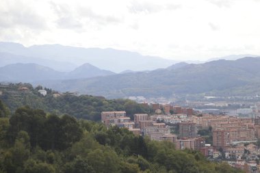 Bilbao şehrinin şehir manzarası