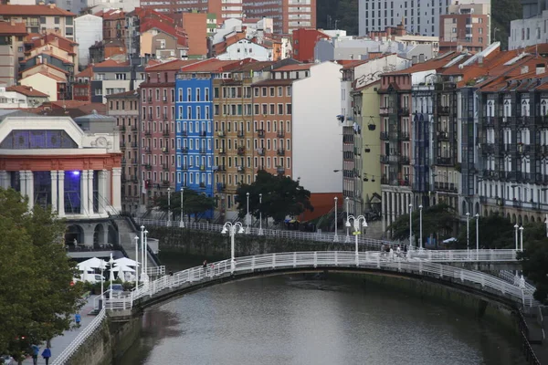 Bilbao Şehrinin Şehir Manzarası — Stok fotoğraf