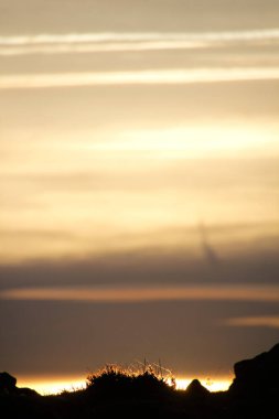 Dağlarda gün batımı