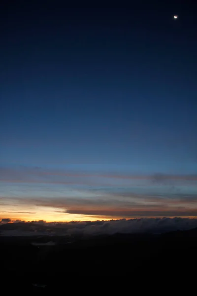 Sonnenuntergang Den Bergen — Stockfoto