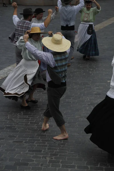 Portuguese Dance Festival Street Bilbao — Stock Photo, Image