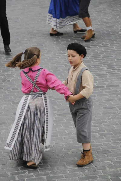 Portugalský Taneční Festival Ulici Bilbao — Stock fotografie