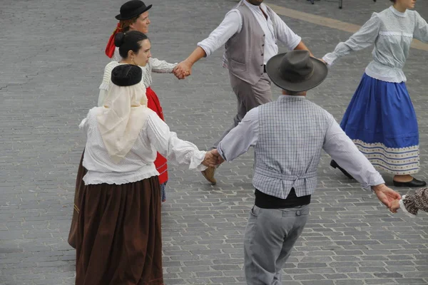 Portugalský Taneční Festival Ulici Bilbao — Stock fotografie