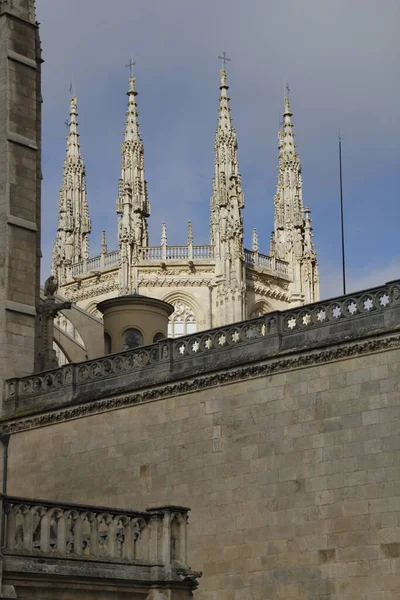 Vista Catedral Burgos — Foto de Stock