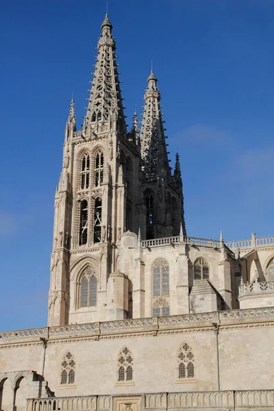 Blick Auf Die Kathedrale Von Burgos — Stockfoto