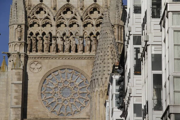 Vista Catedral Burgos — Fotografia de Stock