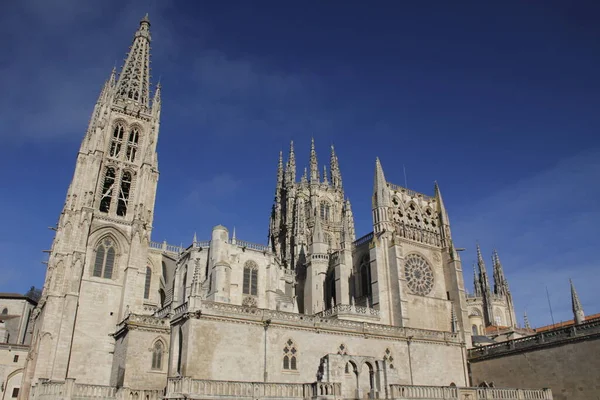 Blick Auf Die Kathedrale Von Burgos — Stockfoto