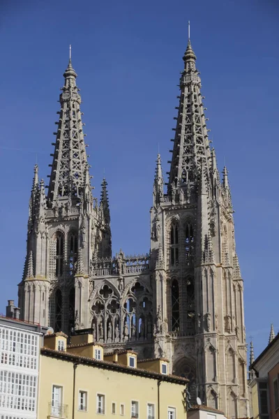 Utsikt Över Burgos Katedral — Stockfoto