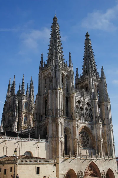 Blick Auf Die Kathedrale Von Burgos — Stockfoto