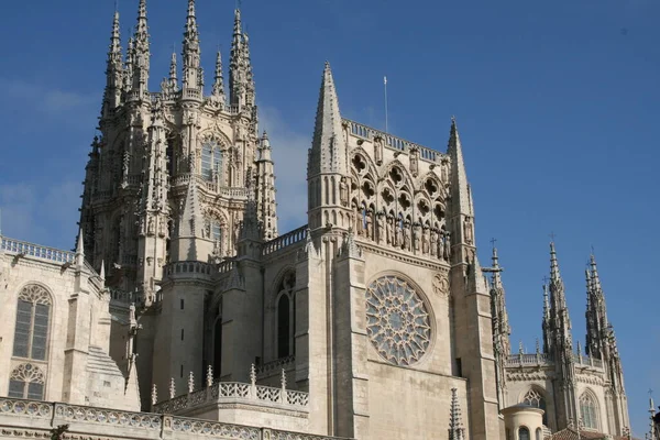 Pohled Katedrálu Burgosu — Stock fotografie