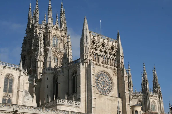 Blick Auf Die Kathedrale Von Burgos — Stockfoto