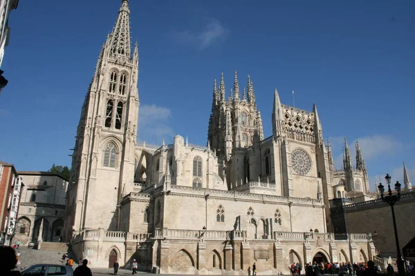Vista Catedral Burgos — Fotografia de Stock