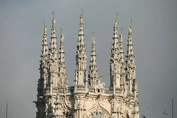 Vista Catedral Burgos — Fotografia de Stock