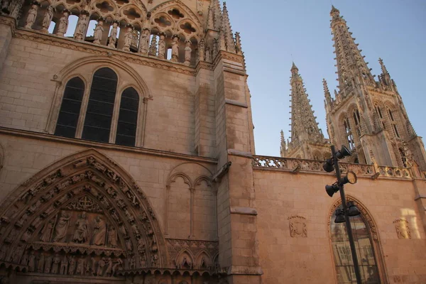 Blick Auf Die Kathedrale Von Burgos — Stockfoto