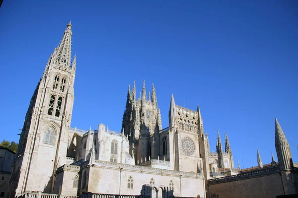 Blick Auf Die Kathedrale Von Burgos — Stockfoto